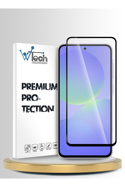 Wtech سامسونج جالاكسي A37 5G 2026 سلسلة E2E المميزة، غطاء كامل من الزجاج المق...