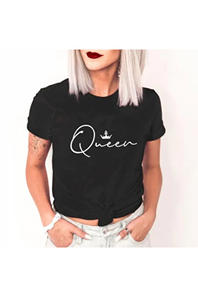 Kartier Tricou Dama Negru Queen