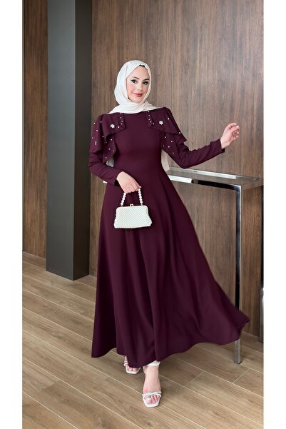 lurex moda Katarina Omuzu Taşlı Abiye