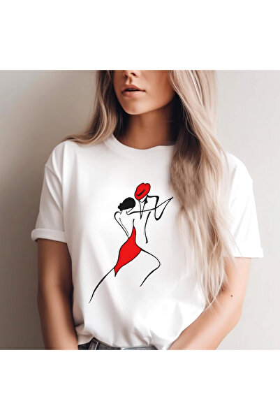 Kartier Tricou Dama Alb Couple dance