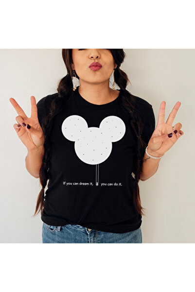 Kartier Tricou Dama Negru You Can Do It