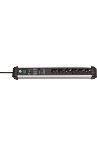 Brennenstuhl Premium-Protect-Line 6-way power strip