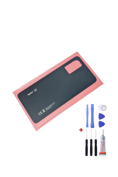 Yedcom Xiaomi Redmi Note 11 Pro Siyah Arka Kapak Arka Cam Pil Kapağı Tamir Setli