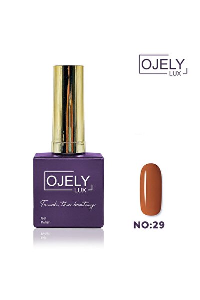OJELY Lüx Kalıcı Oje 15 ML Turuncu ve Kahverengi Seri NO. 29
