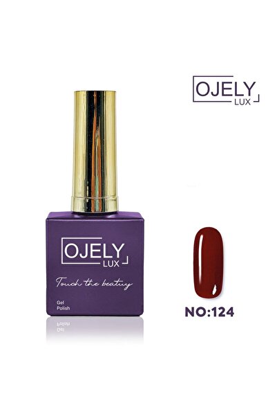 OJELY Lüx Kalıcı Oje 15 ML Bordo Seri NO. 124