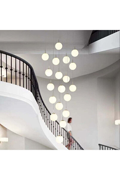 edc Lustra Abajur Mat GOLD LUXURY STAIRCASE Gigant