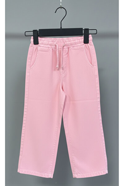 Esprix Kids Girl's 100% Tencel Soft Fabric Pants with Elastic Waist and Laces