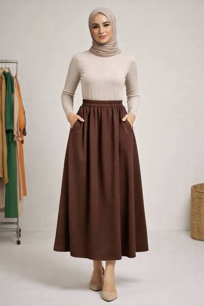 Sum Comfortable Sports Skirt with Pockets