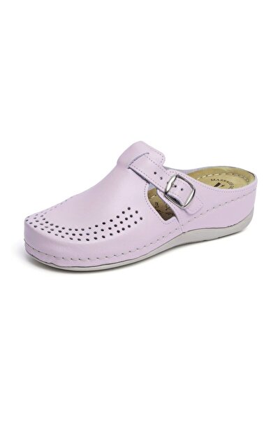 VESNA Saboți din piele 182 Rose
