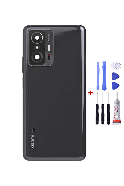 Yedcom Xiaomi Xiaomi Poco X4 Pro Siyah Arka Kapak Arka Cam Pil Kapağı Tamir S...