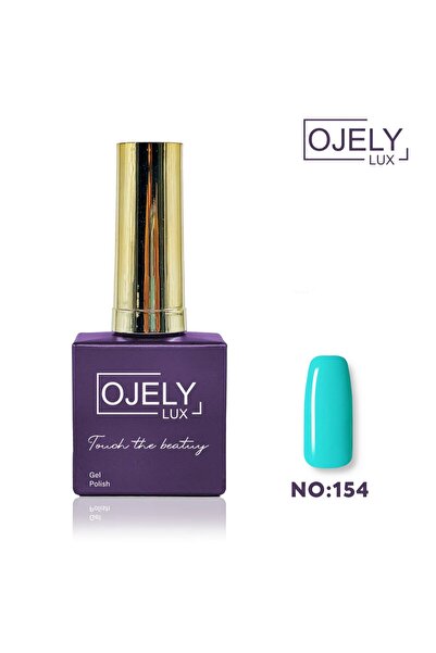 OJELY Lüx Kalıcı Oje 15 ML Deniz Yeşili Seri NO. 154