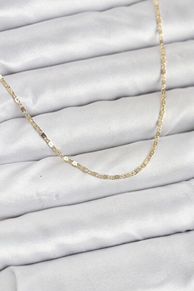 Twin Store Cm 1 Gold Rk Ezme Chain Model 60 cm Women's Necklace