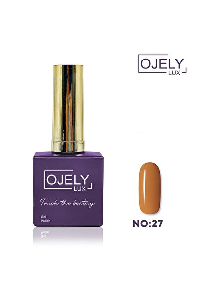 OJELY Lüx Kalıcı Oje 15 ML Turuncu ve Kahverengi Seri NO. 27
