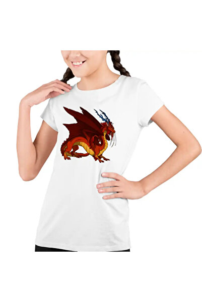 OEM Παιδικό Κορίτσι Avatar Dragon Fang Roku Anime Airbender T-shirt