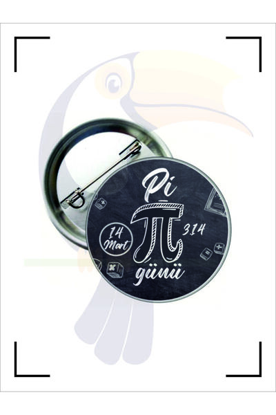 BİNBİRBASKI Pİ GÜNÜ 32'Lİ ROZET 44 MM