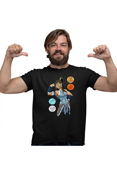 OEM Tricou Barbati Avatar Legenda lui Korra Cele 4 Elemente