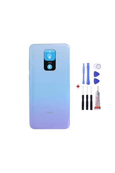 Yedcom Redmi Note 9 Beyaz Arka Cam Kapak Pil Kapağı Tamir Set Beraber