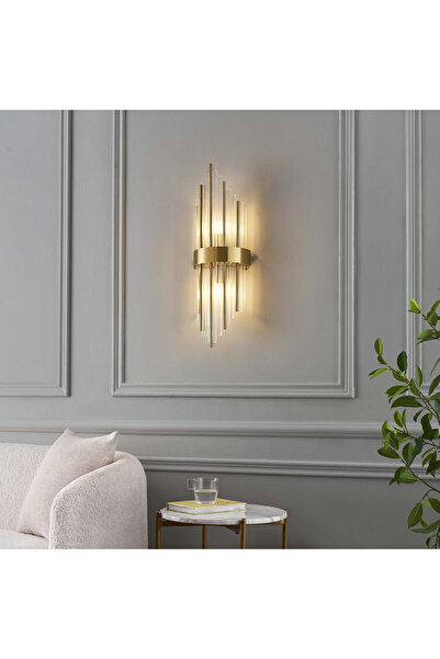 LightPlanet Aplica luxoasă din sticlă și metal în stil Art Deco -