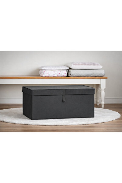 ALBE HOME Çok Amaçlı Kutu MEGA Organizer Düzenleyici Antrasit 60x40x30