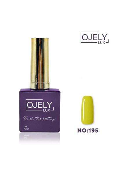 OJELY Lüx Kalıcı Oje 15 ML Sarı Ve Turuncu Seri NO. 195