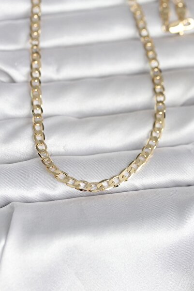 Twin Store Cm 1 Gold Rk Thick Chain Model 60 cm Women's Necklace