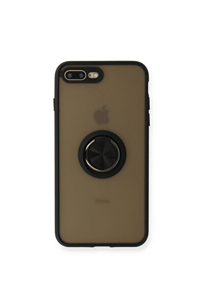 eco port Iphone 7 plus case montreal ring silicone cover - black