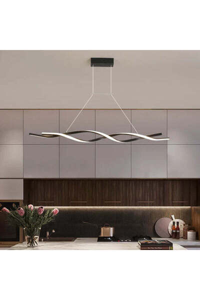 Jiju Lustra LED Suspendata Black Swan Echivalent 300W