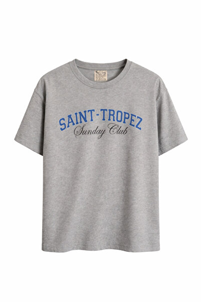 HAZELANNA Saint-Tropez Gri Tshirt