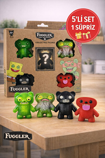 TOYFEST Fuggler Funny Ugly Monster 5-Piece Figure Set – 1 Surprise Character ...