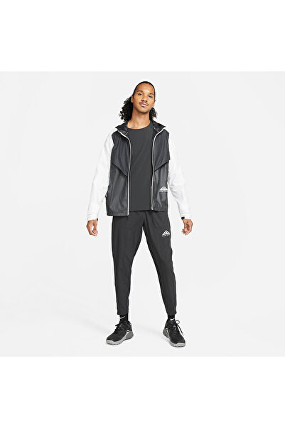 Nike Windrunner Trail Men's Running Jacket - Black/Dark erkek yağmurluk