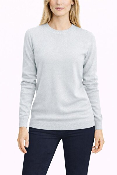 CRALİCHE Women's Crew Neck Knitwear Sweater-Straight Cut Stylish Sweater-Thin...