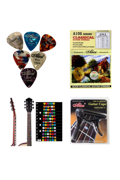 happypotam alice 4' lü set (kapo+tel seti+ 6'lı pena+nota etiketi)