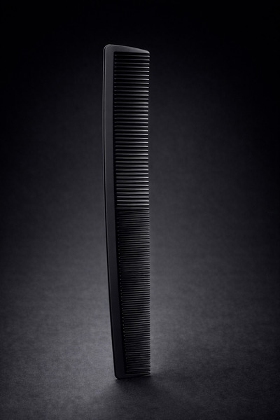 OEM Professional comb for cutting and styling – black model, fine teeth