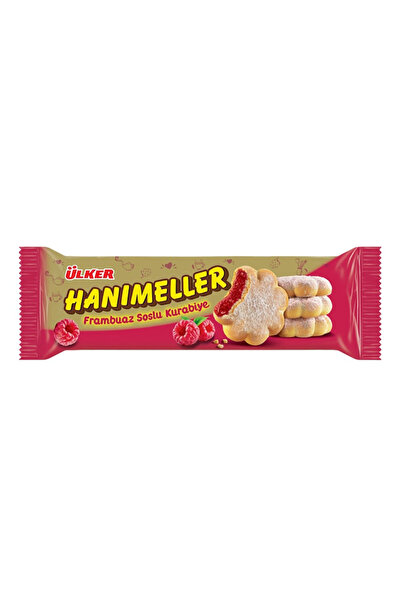 Ülker HANIMELLER Frambuaz Soslu Kurabiye - 94.5 gram - 18 Adet