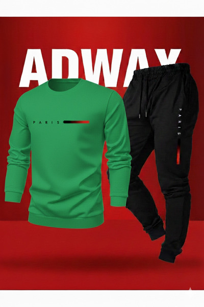 SILATU Paris Printed Black Track Suit