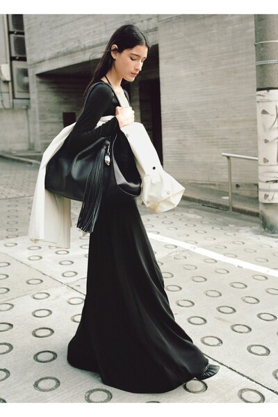 MANGO Woman İnce triko yakalı elbise