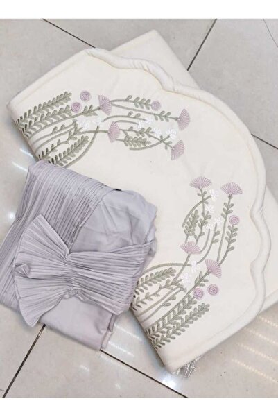 ssd Royal Prayer Set: Comfortable padded prayer mat with soft cotton prayer s...