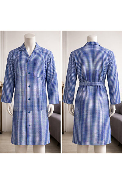 Lion Blue Checkered Alpaca Work Apron