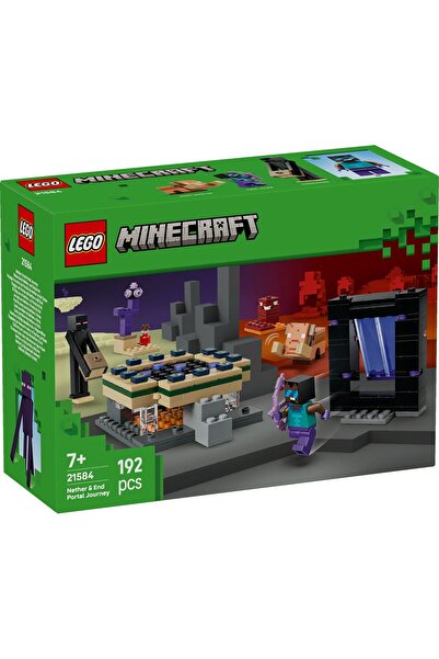Evelise LEGO MINECRAFT CALATORIE PRIN PORTALURILE NETHER SI END 21584