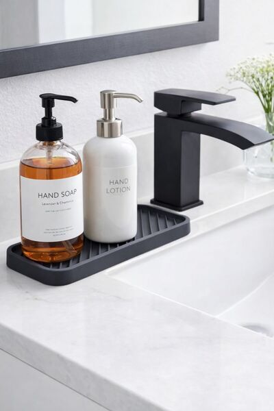 EVRAHATT Tezgah Üstü Sabunluk Standı – Şık ve Kaymaz Düzenleyici