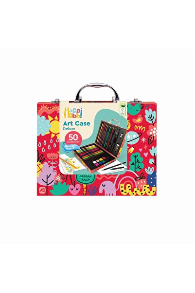 Evelise HAPPI HOBBI ART CASE DELUXE DRAWING SET WITH 50 ACCESSORIES MY WORLD