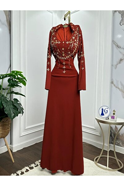 Kira Fashion Crepe evening dress