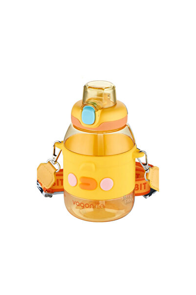 Vagonlife BPA Free Policarbon Pipetli Boyun Askılı Kaydırmaz Gövde Çocuk Su M...