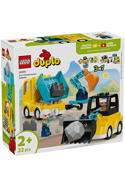 Evelise LEGO DUPLO VEHICULE DE CONSTRUCTII 3 IN 1 10475