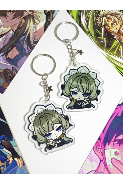 Yenaplanner Ornament pentru geanta Genshin / Breloc (1 bucată)