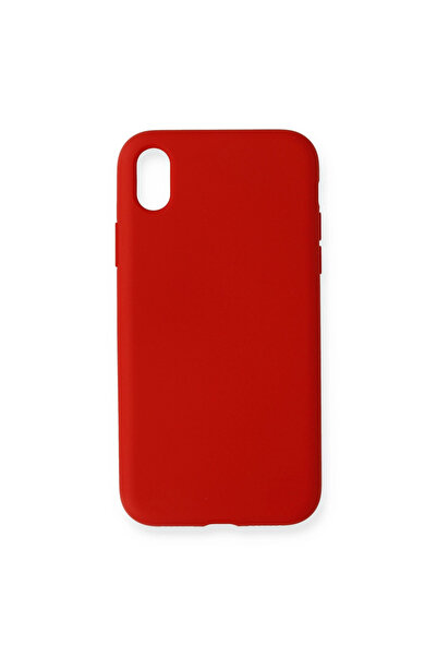 eco port iPhone Xr Case Nano Velvet Silicone - Red