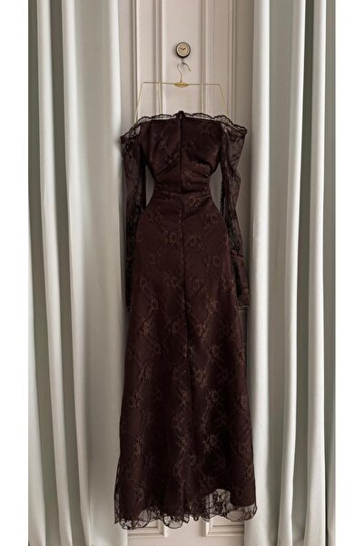 KATYA Brown evening dress