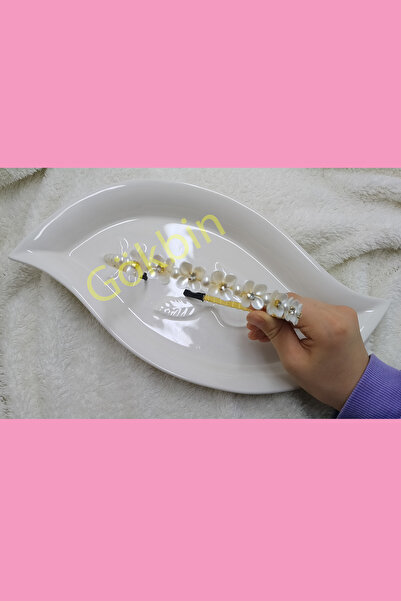 Gökbin Coroană florală cu perle pentru femei tinere, mame și fete