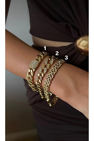 XUPING JEWELRY KUYUMCU SERİ 14K RENGİ ZİRKON TAŞLI İÇ İÇE GEÇEN DAİRE 3NUMARA...