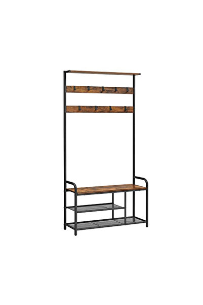 Talis Coat Rack, Vasagle, Rustic Brown, HSR409B01, 85 x 30 x 180.5 cm